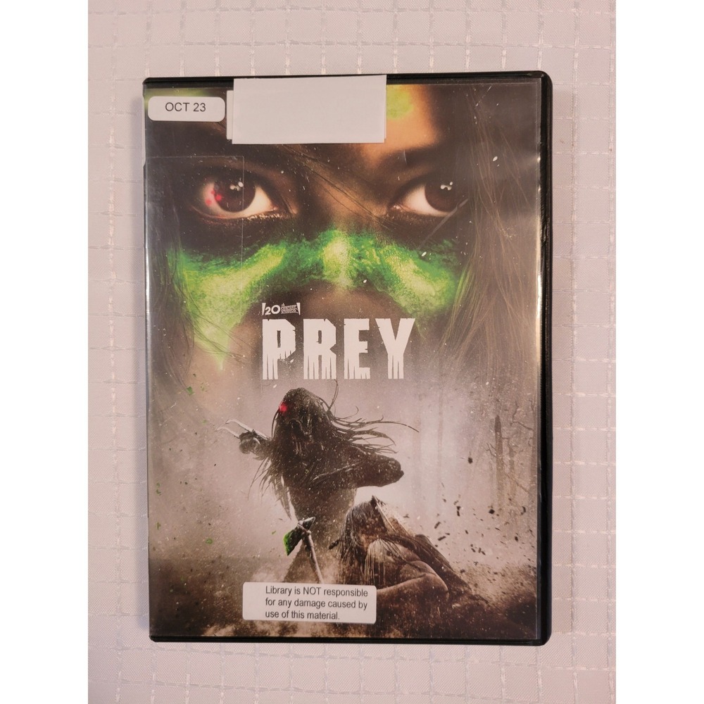 Prey DVD 2022 Predator Movie Comanche Audio Track 20th Century Studios Action